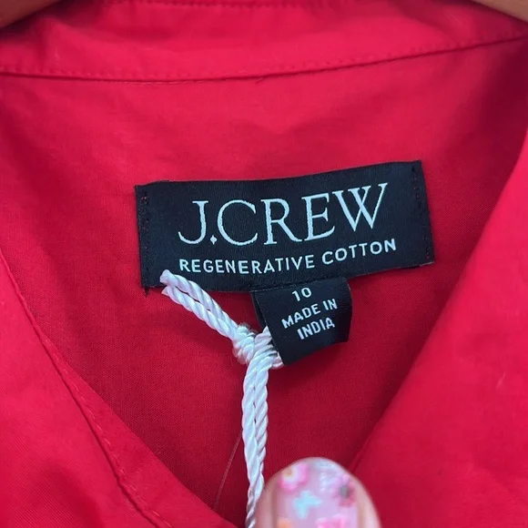 J.Crew ElenaRed Shirtdress